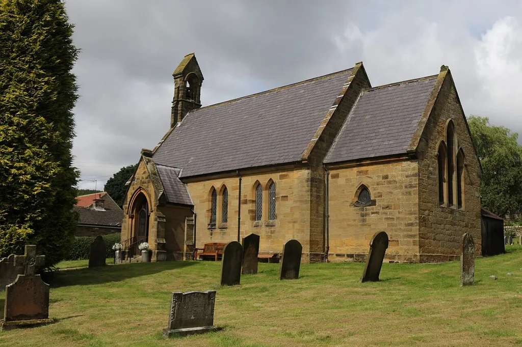 View from the south east of the churchyard