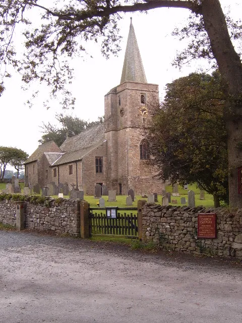 St Peter's parish church, Leck, Lancashire, seen from the northwest