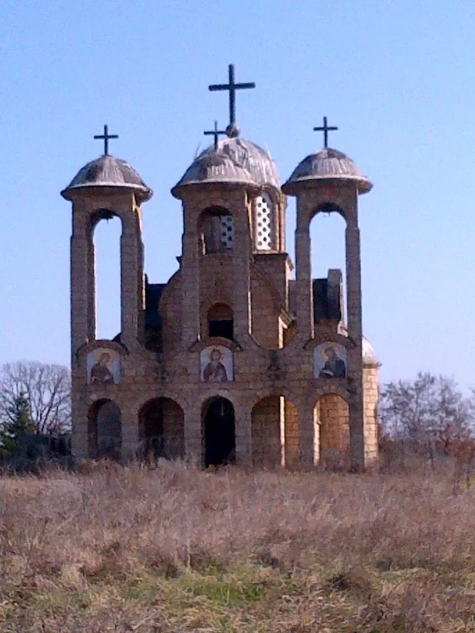 The Church of St John the Baptist was completed in 1998 as the Rajovic family foundation in Pecka Banja.