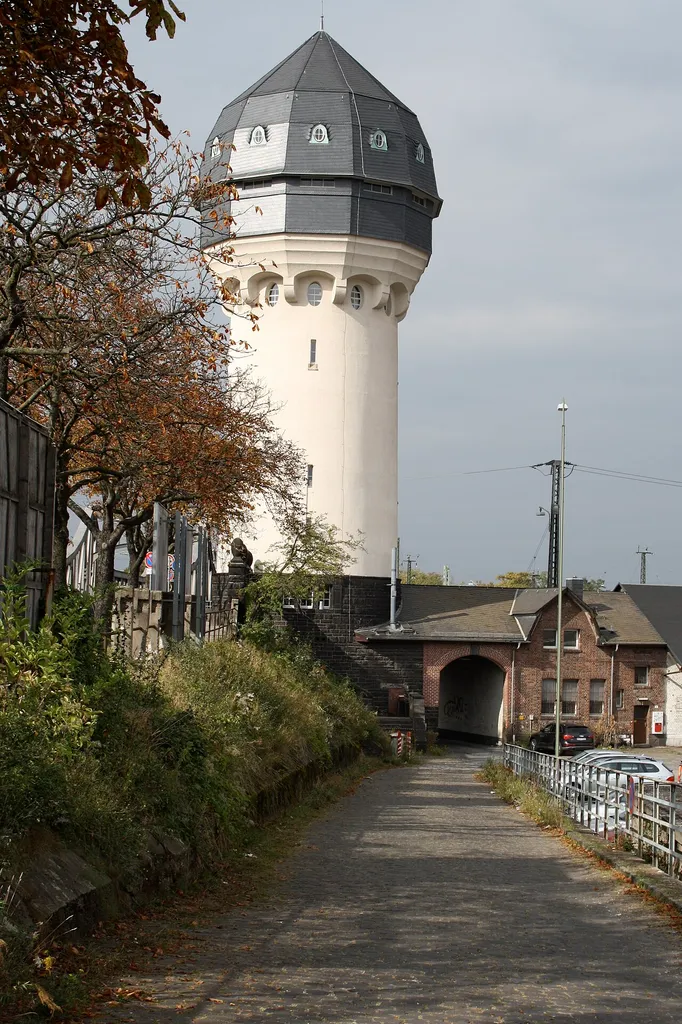 water tower at the Central Station of Darmstadt