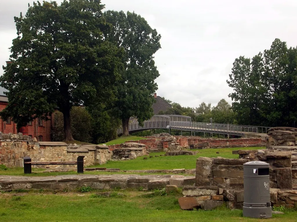 Ruine of St. Mary's Church in Oslo (Norway)