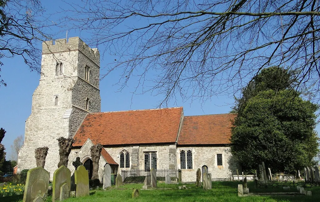 St Peter's parish church, Paglesham, Essex, seen from the south