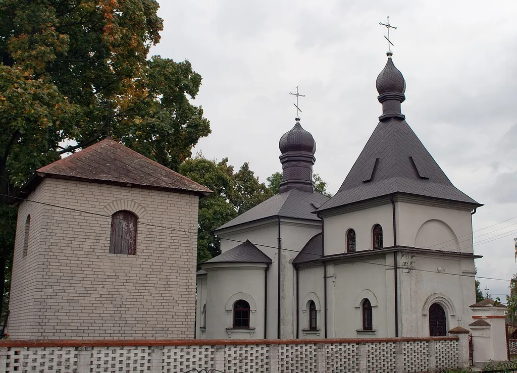 Narojki, Cerkiew prawosł. par. p.w. śś. Kosmy i Damiana, mur., 1865-1866