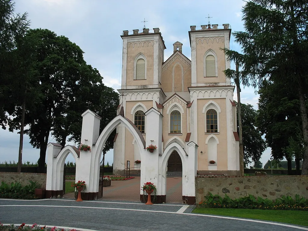 The roman-catholic church in Perlejewo, Poland