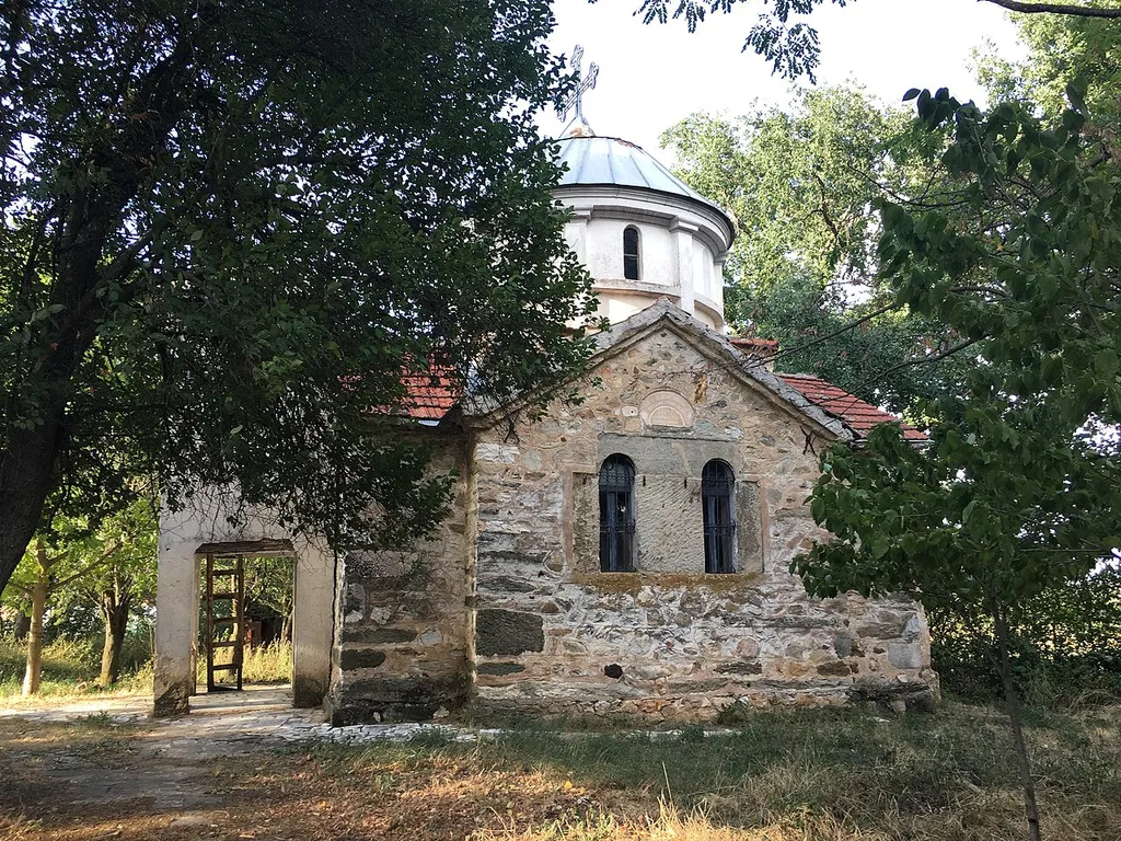 Holy Trinity Church in the village of Lokveni
