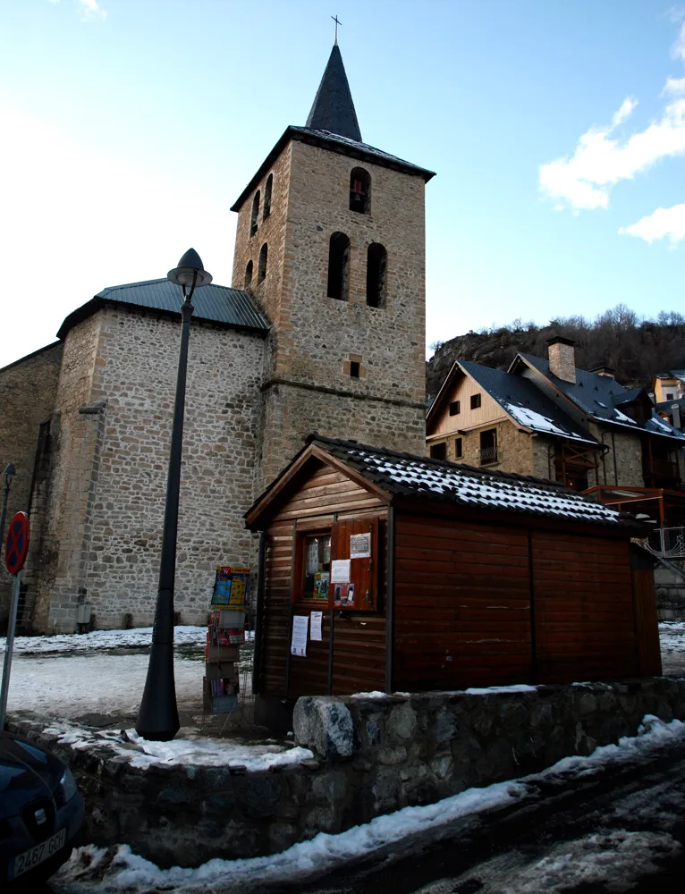 Parish church of Panticosa in the Province of Huesca (Spain)