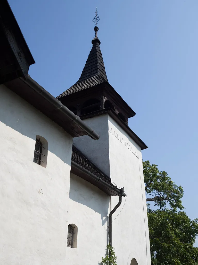 Medieval Lutheran Church in Kyjatice, Slovakia.