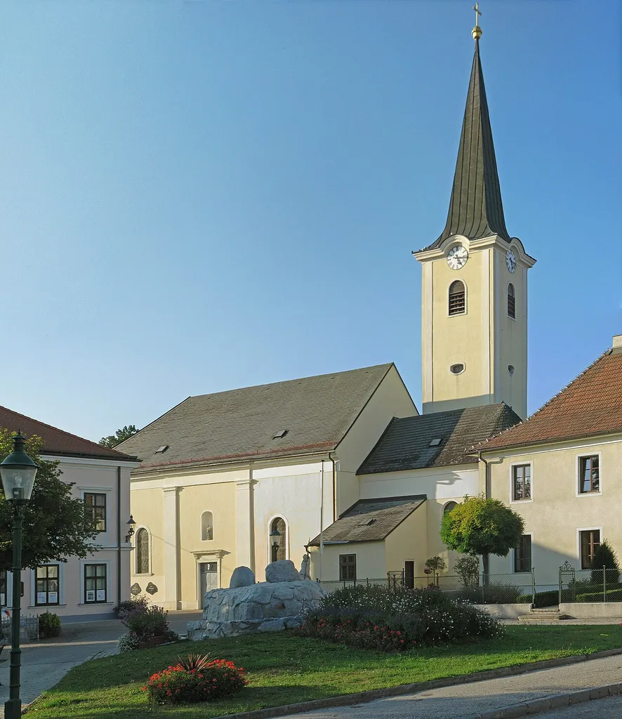 Kath. Pfarrkirche hl. Mauritius, Ansicht von SSO