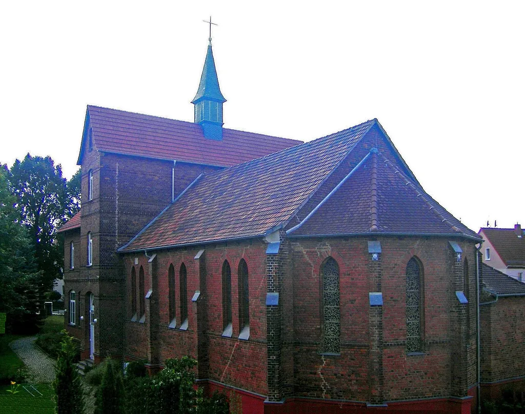 Catholic church in Rositz near Altenburg/Thuringia