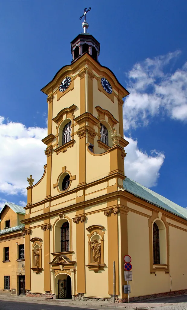 Cieszyn, church of Holy Cross, build in 1707, 1781-1791, 19th century