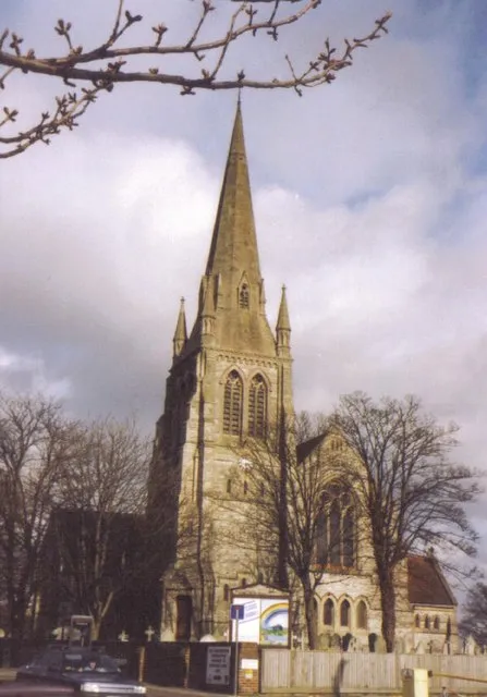 St Mary's parish church, Longfleet, Poole, Dorset, seen from the southwest