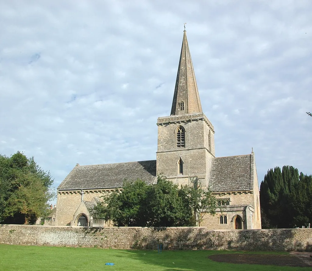 Church of England parish church of St Peter, Cassington, Oxfordshire: view from the south