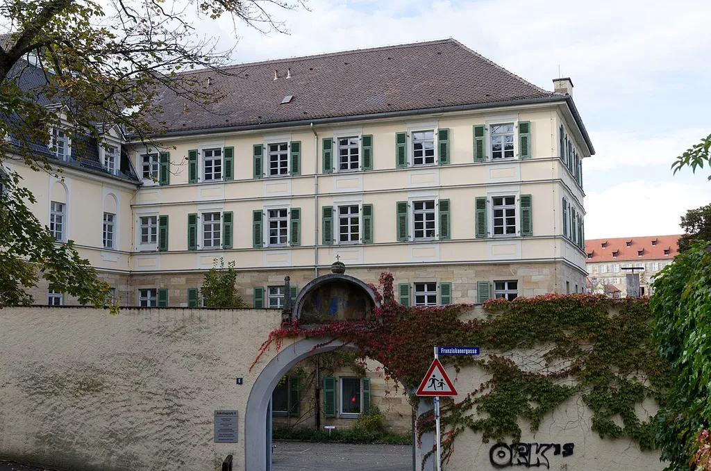 Bamberg, Jakobsplatz 8, von Süden
