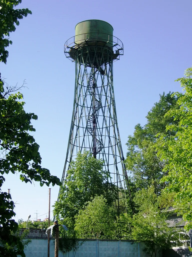 Water tower in Lugovaya, Lobnya