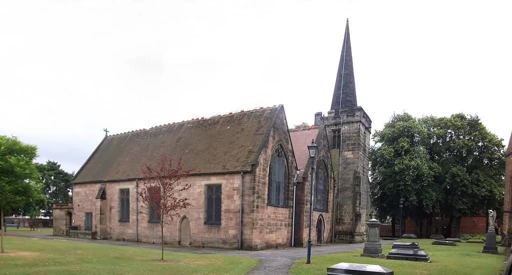 St Laurence's Church, Long Eaton, from Market Place