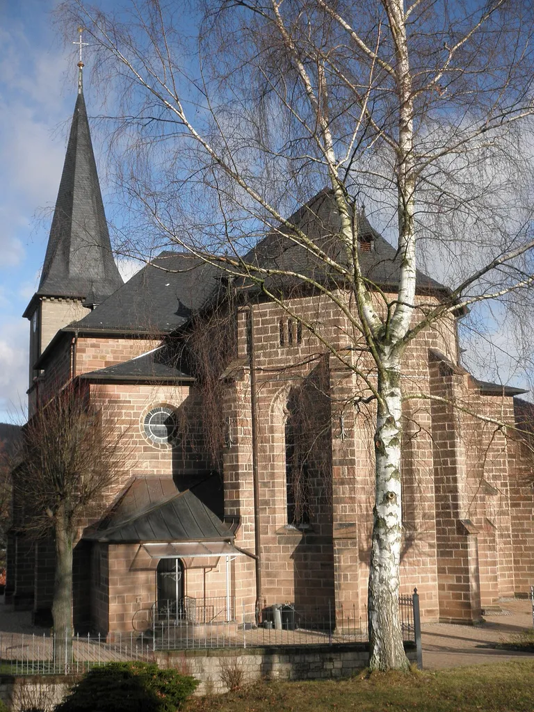 Church in Lengenfeld unterm Stein (Eichsfeld) in Thüringen