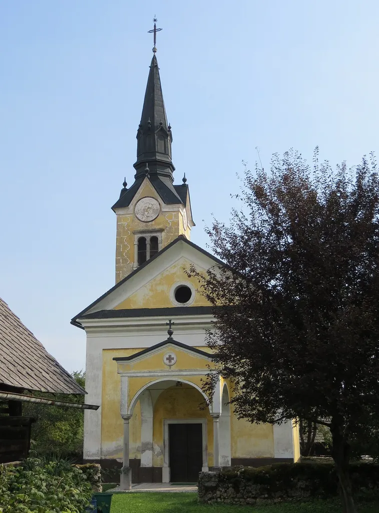 Saint Mary Magdalene Church in Praše, Municipality of Kranj, Slovenia