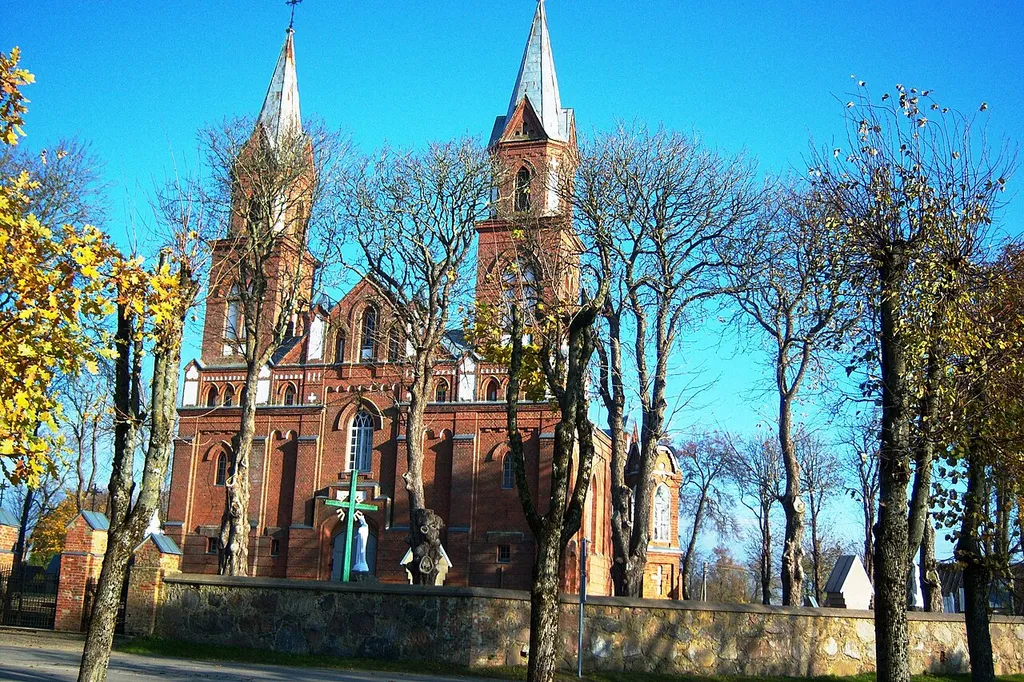 Ylakiai church, Skuodas District. Lithuania