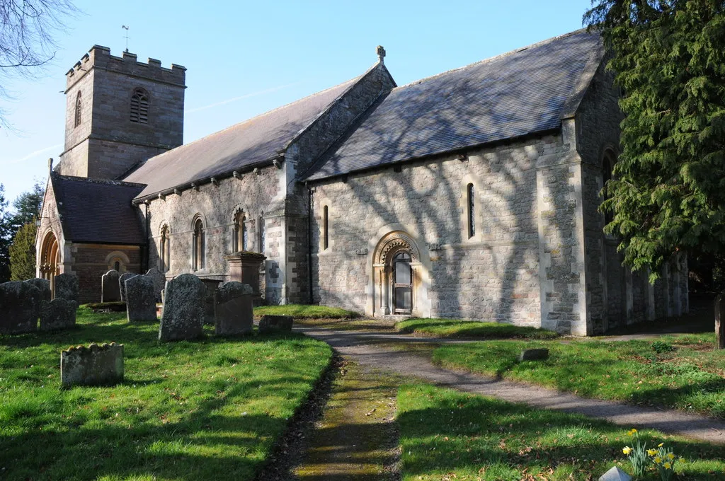 Parish church of St Mary the Virgin, Bishop's Frome, Herefordshire, seen from the southeast
