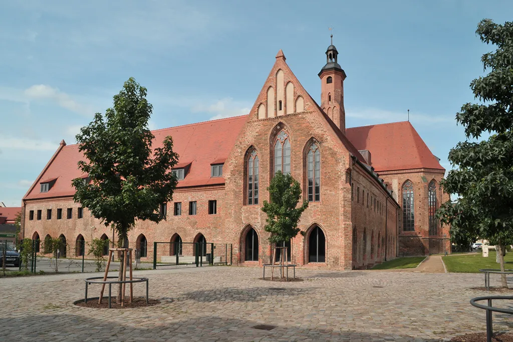 Archäologisches Landesmuseum Brandenburg in the historic Paulikloster, in Brandenburg an der Havel, Germany.
