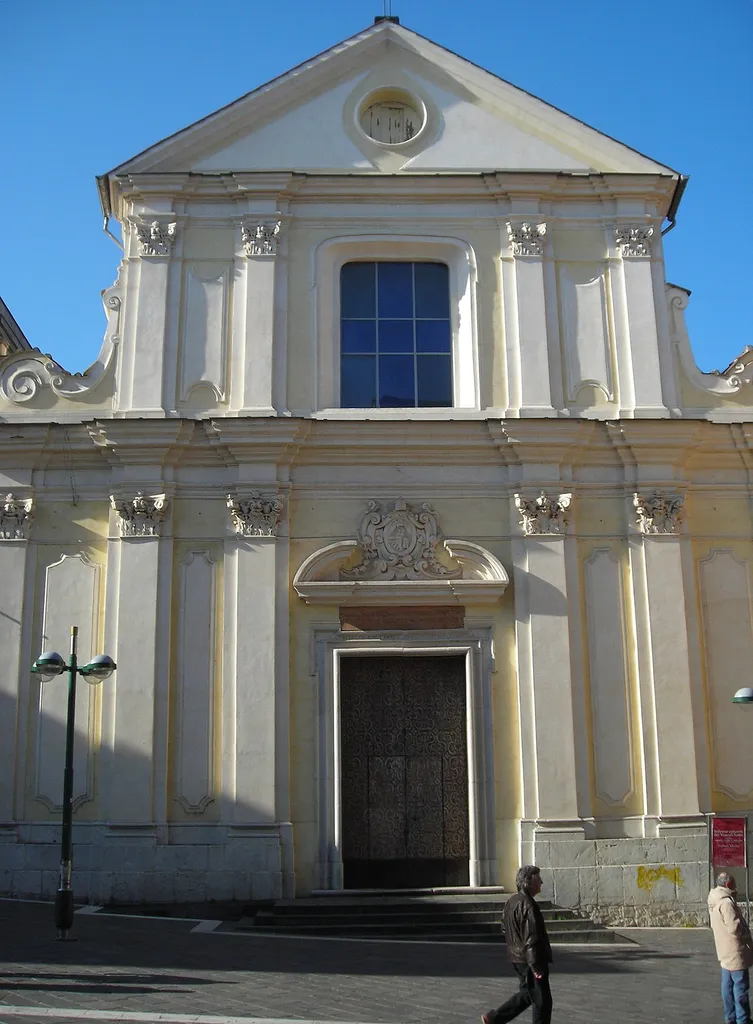 Façade of St. Bartholomew's Basilica, Benevento