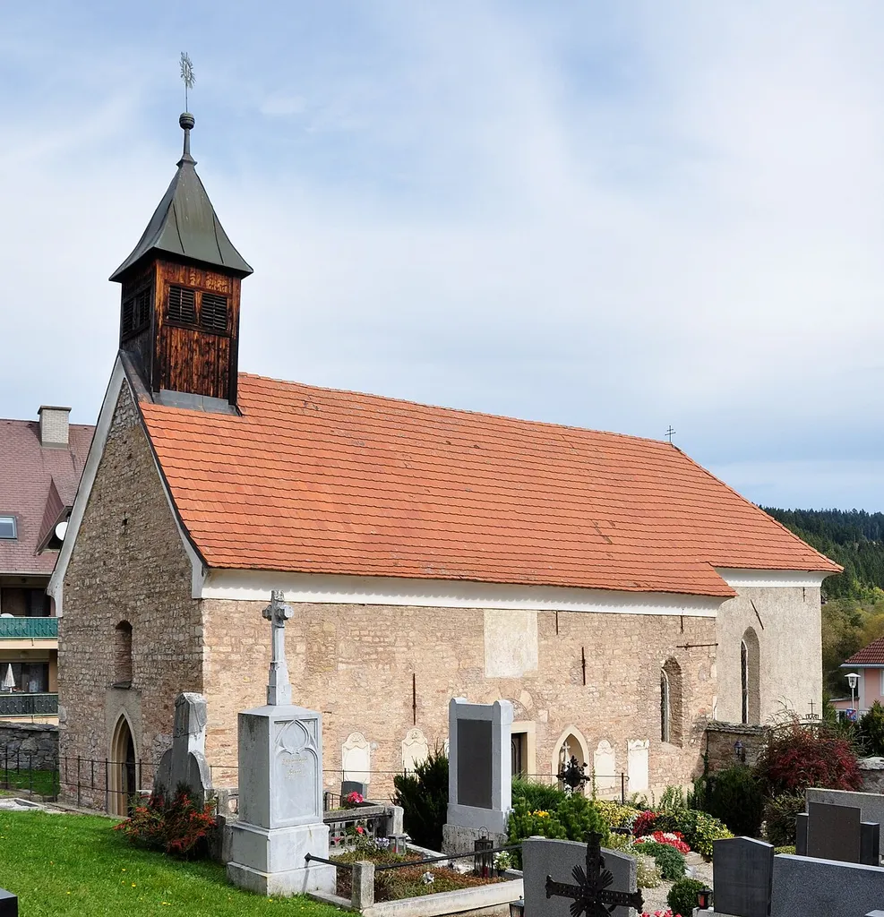Subsidiary church Saint Cecilia at the cemetery on Friedhofsteig, municipality Althofen, district Sankt Veit an der Glan, Carinthia, Austria, EU