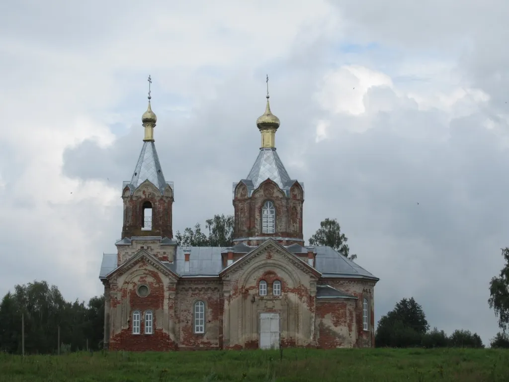 Узнясенская царква ў Забычанн Касцюковіцкага раёна Магілёўскай вобласці