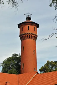 Railway water tanks and tower in Świnoujście