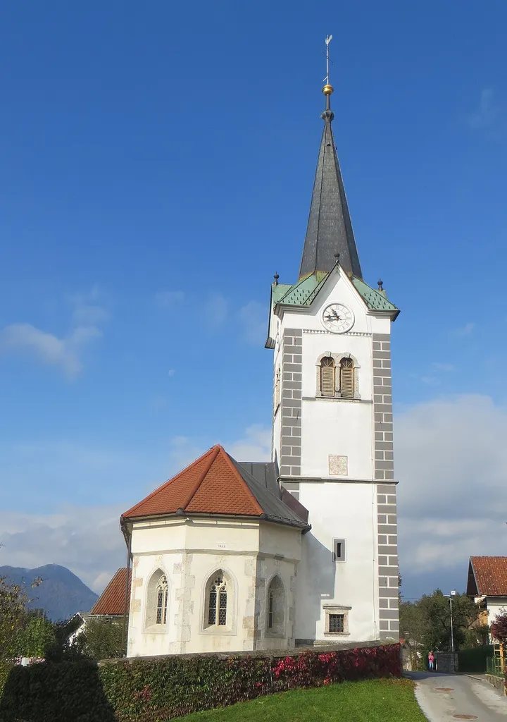 Saint Nicholas's Church in Godešič, Municipality of Škofja Loka, Slovenia