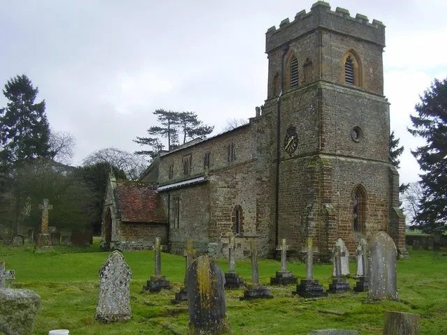 Parish church of St Mary the Virgin, Moreton Pinkney, Northamptonshire, seen from the northwest
