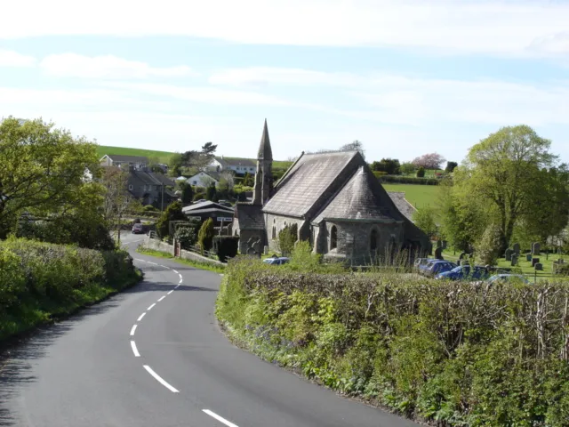 St John The Baptist's Church, Old Hutton Beyond the church is Old Hutton C of E Primary School. The church and school are both on the B6254 running between Kirkby Lonsdale and Oxenholme.