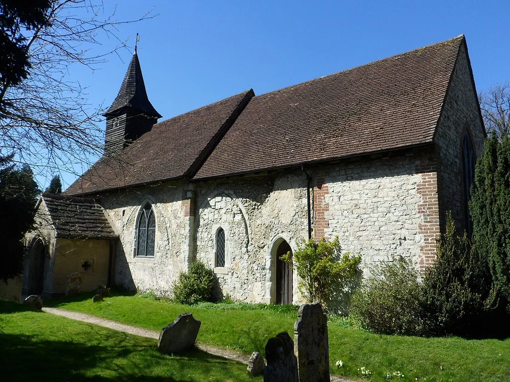 St Lawrence's Church, Church Road, Caterham, Tandridge District, Surrey, England. Listed at Grade I by English Heritage (NHLE Code 1377607)