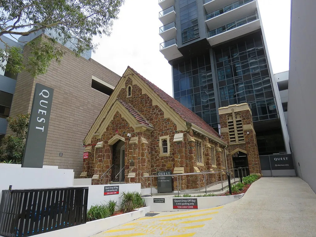 The state heritage listed former New Church, Perth, Western Australia.