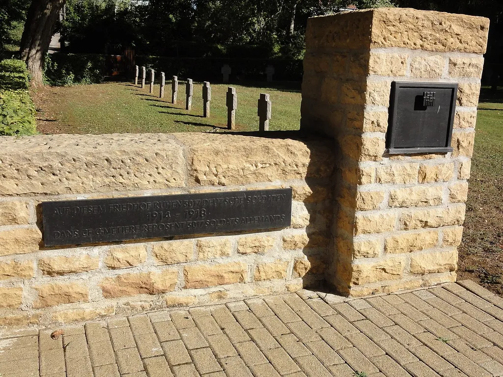 Pierrepont German military cemetery