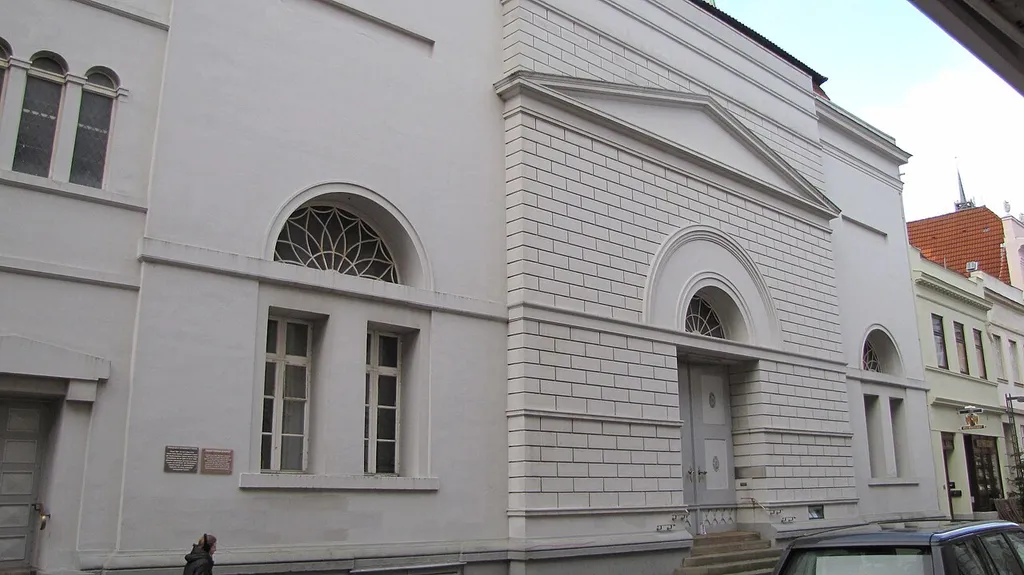 Exterior view of Reformed (Presbyterian) Church in Lübeck