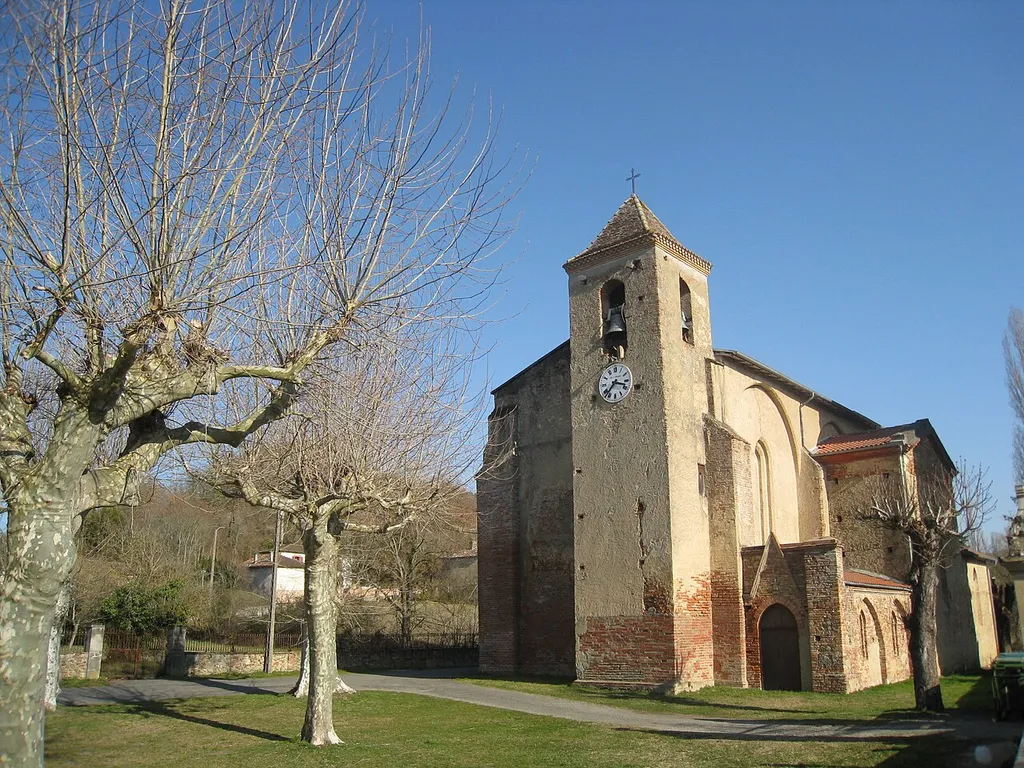 The church of Saint-Laurent sur Save in France