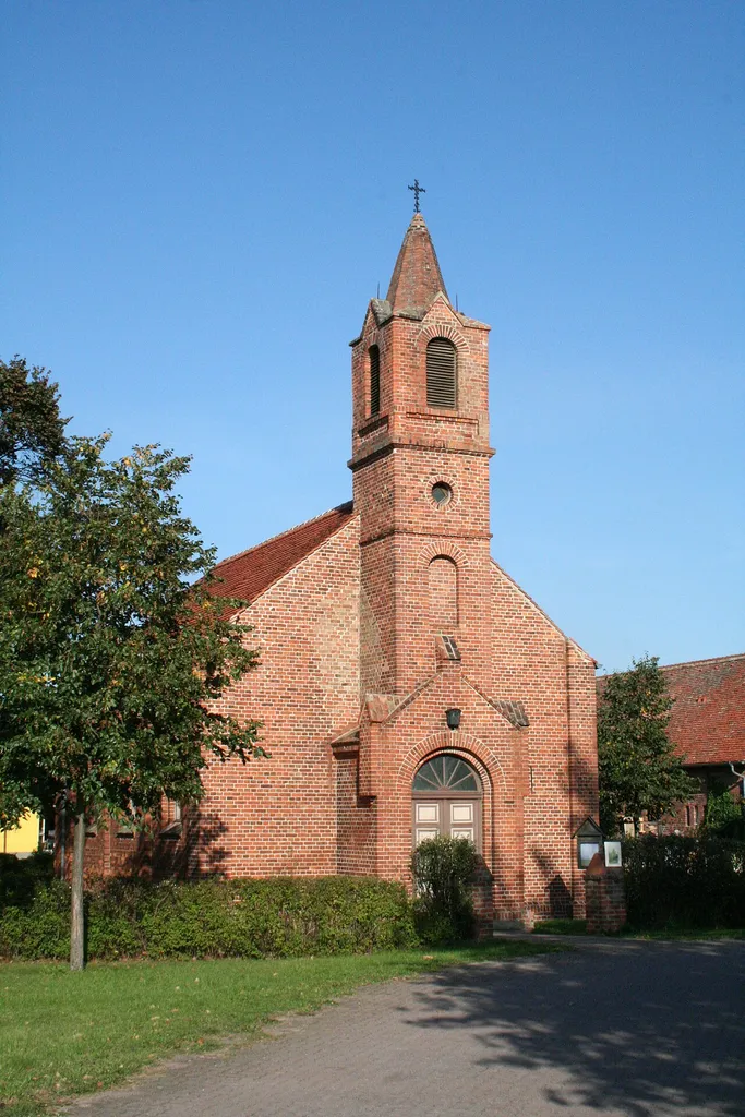 Church in Altlewin, Brandenburg, Germany