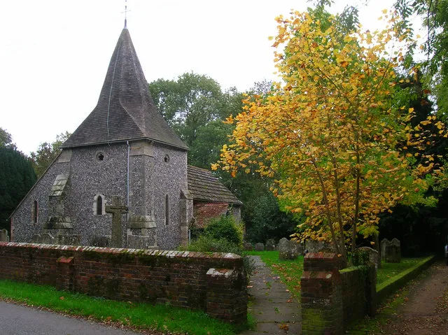St James' Church, Ashurst Begun in late 1200 and rebuilt during Victorian times. The church is to the north west of the village.