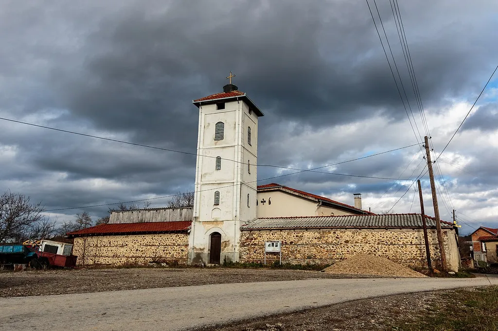 Dormition of the Theotokos Church in the village of Smojmirovo, Maleševija, Macedonia