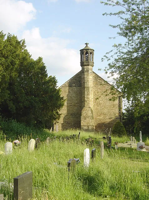 Bell turret of St Luke's parish church, Heage, Derbyshire, seen from the north