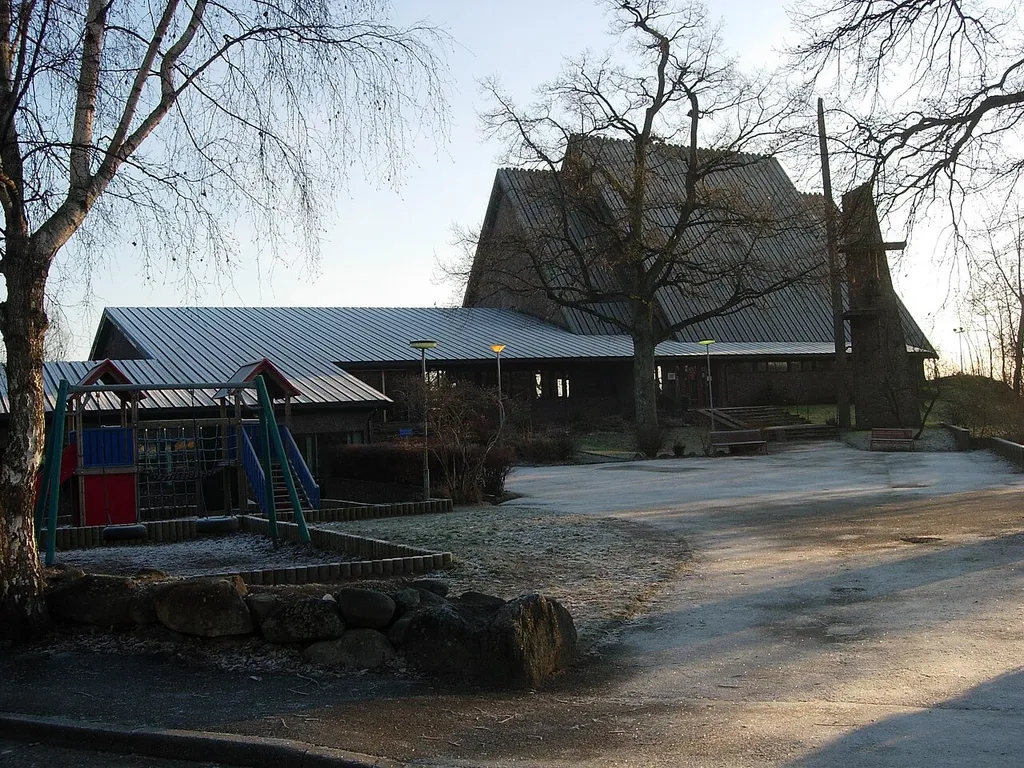 From inside of Jeløy church