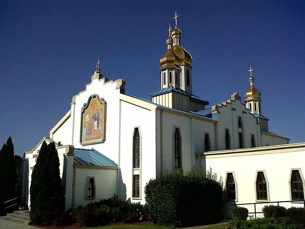 St. Andrew Cathedral in Silver Spring, Maryland; the parish was founded in 1949 and the church was completed in 1987.