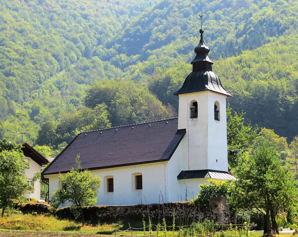 Church in Zabočevo, Municipality of Borovnica, Slovenia