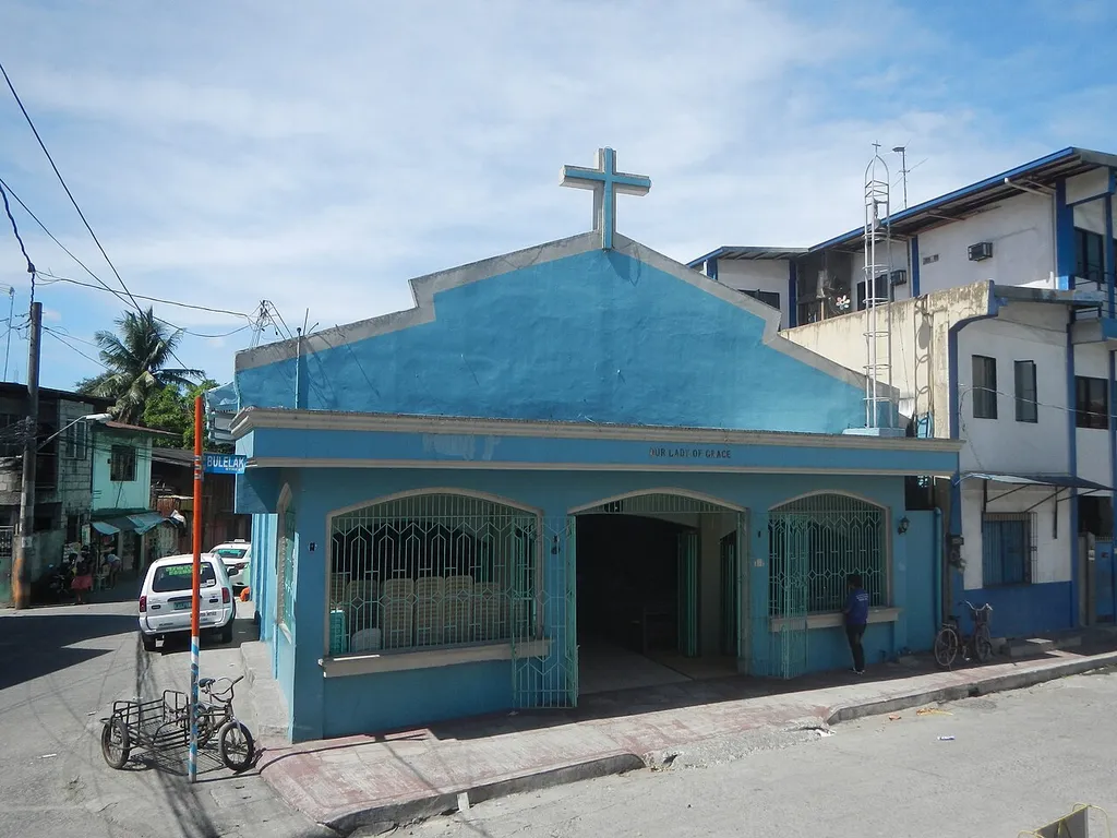 Roman Catholic Diocese of Antipolo Our Lady of Guadalupe Parish Church (Our Lady of Grace Chapel - Tumana, Malanday, Marikina City); the Chapel is used as Parish building since, even with the Decree of Parish establishment, the Parish building is yet to be constructed hereat; Malanday, Marikina City List of landmarks and attractions of Marikina Legislative districts of Marikina List of barangays of Metro Manila, Barangays of Marikina Barangays Santo Niño 14°38'19"N 121°6'3"E Malanday 14°38'48"N 121°5'42"E Parang 14°39'33"N 121°6'43"E Marikina City from and or along Bayan-Bayanan Avenue 14°39'3"N 121°6'29"E from Sumulong Highway and Marikina–Infanta Highway Marcos Highway or MARILAQUE Highway or Manila-Rizal-Laguna-Quezon or from Aurora Boulevard (Note: Judge Florentino Floro, the owner, to repeat, Donor Florentino Floro of all these photos hereby donate gratuitously, freely and unconditionally all these photos to and for Wikimedia Commons, exclusively, for public use of the public domain, and again without any condition whatsoever).