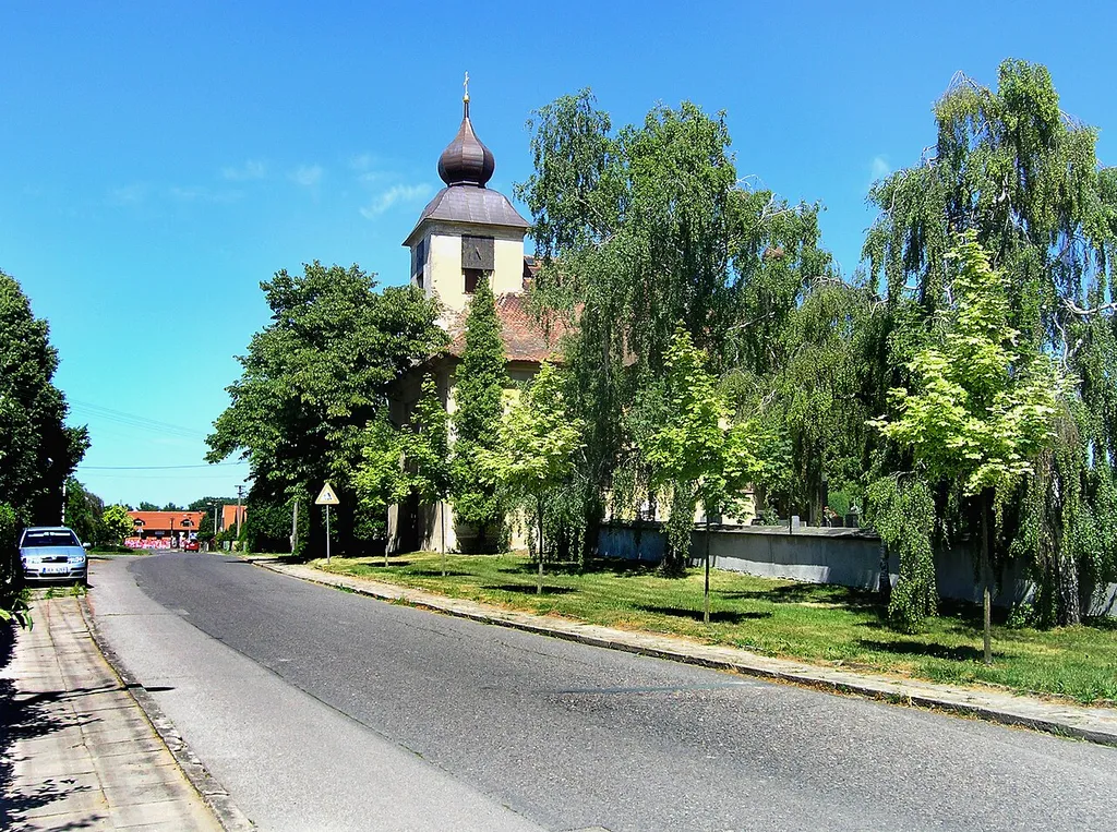 Church in Lány na Důlku, part of Pardubice, Czech Republic