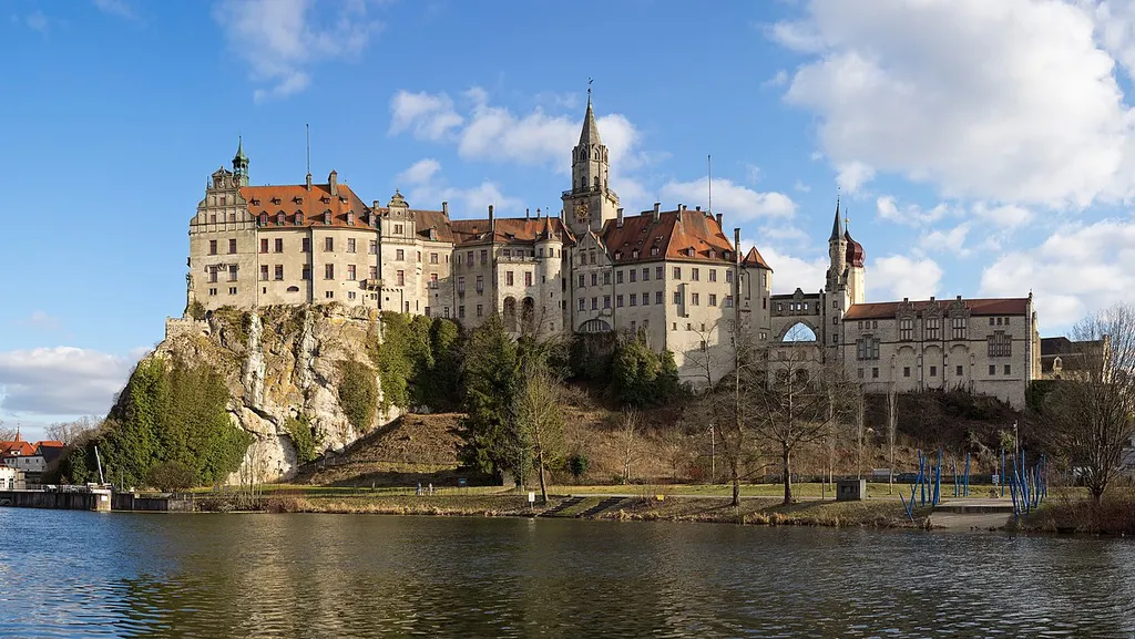 Sigmaringen Castle, seen from the northwest
