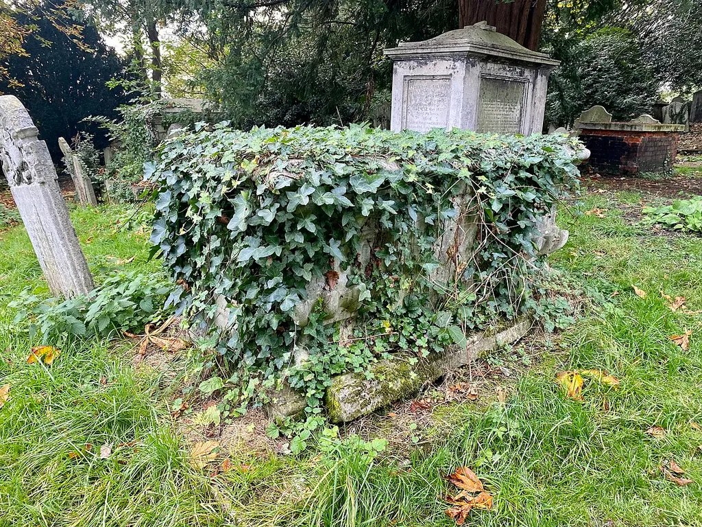 The tomb of Robert Brooke at St John-at-Hampstead, Hampstead This is a photo of listed building number 1067365.