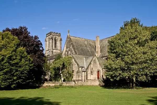 Christ Church parish church, Harrogate, North Yorkshire, seen from the southeast
