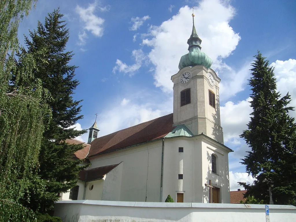 Střelice kostel svatého Jiljí
