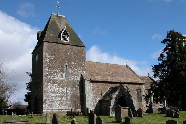 St David's parish church, Much Dewchurch, Herefordshire, seen from the south